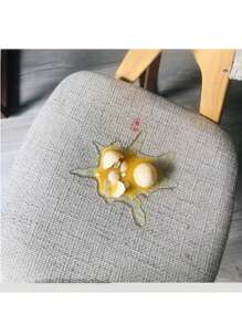 1 support de téléphone en forme d'œuf piège - effet d'œuf cassé réaliste, cadeau amusant pour le poisson d'avril et Pâques, cadeau humoristique Support de téléphone piège Texture de gélatine