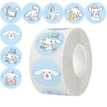 Sanrio Sanrio 500pcs Hello Kitty Sticker Rolls - Colorful Stamping Stickers For Scrapbooking, Gift Wrapping, Party Favors And DIY Crafts - Matte Finish, Reusable Sticker Rolls, Suitable For Home, Office And Commercial Use