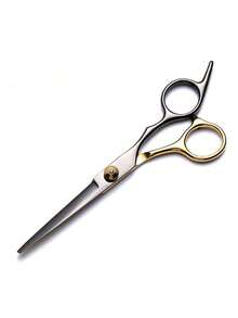 1pc Professional Haircut Scissors Set, Stainless Steel Hair Cutting Scissors, Black & Gold Combination, Back To School, Travel Holiday Essentials, Hair Accessories For Women, Slick Back Brush, Barber Accessories, Hair Dryer, Hair, Barber, Hair Tools, Hair Products,Hair Dryer,Hair, Accessories, Hair Products, Hair Tools, Hair Stuff, Hair Care, Curly Hair Brush, Barber, Barber Accessories, Hairdressing Equipment - Black - View 10