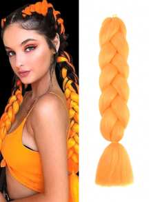 Estensioni per trecce arcobaleno da 24 pollici, capelli sintetici viola professionali, trecce jumbo, estensioni per capelli colorate a gradiente africane per intrecciare all'ingrosso per Ognissanti e Natale