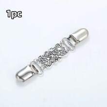 1pc/2pcs/3pcs Vintage Metal Sweater Cardigan Collar Clips, Fashion Shirt/Dress Lapel Pins, Women Non-Slip Clothing Clip, Multi-Functional Laundry Clips, Household & Kitchen Organizer
