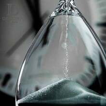 Decorative Glass  Sand Timer 5 15 30 Minutes Home Decor - 白色 - 查看 4