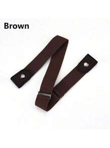 1pc Elastic Waist Belt Adjustable No Buckle Belt For Jeans Pants Invisible Stretch Belts For Women & Men,Slimming Waistband - Buckle-Free Comfort, Adjustable & Elastic, Perfect For Jeans And Pants - Enhance Your Silhouette,Vintage Elastic Belt – No-Buckle, Invisible Fit For Men & Women, Comfort Stretch, Universal Size