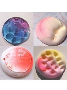 水晶史莱姆蓬松粘性弹性挤压减压玩具，便宜蓬松泡沫玩具 - 彩色 - 查看 1