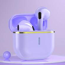 ENC Noise-Canceling Wireless Earbuds, HIFI Stereo, Semi-In-Ear Headphones With 3D Touch Control, Low Latency, Low Power Consumption, Long Battery Life, Waterproof, Sweatproof, Suitable For All Bluetooth Devices