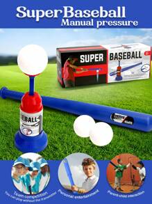 Máquina lanzadora de béisbol para niños, juego de entrenamiento deportivo. Lanzador de juguete de béisbol para niños, para interior y exterior. Regalo para niños y niñas, interacción padres-hijos/juego individual, con certificados completos