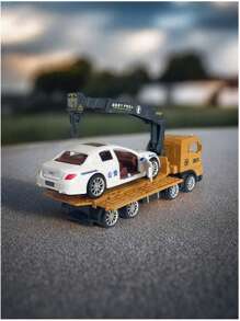 Children's Engineering Machinery Toy Kit, Life Trailer, Crane, Life Lift Truck, Tanker Truck, Toy Bus, Truck Model, Large Toy Truck, Toy Tractor, Forklift, Bus Model