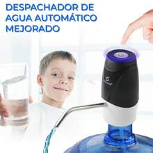 Dispensador de bomba de agua recargable eléctrica - Blanco - Ver 3