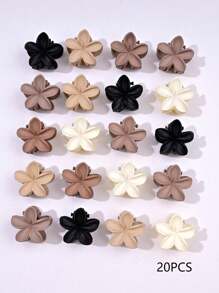 15pcs/20pcs Versatile Fashionable Small Daisy Flower Hair Clip, Women's Bangs Hairpin, Simple Minimalist Retro Barrette For Hair Care Summer Hair Claws Claw Clips Hair Clips Hair Jaw Clip Hair Clamps Hair Clutch Hair Catcher Clip