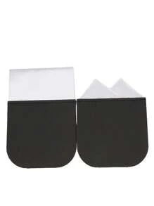 2 piezas de pañuelos de poliéster de unicolor portátiles para hombres, accesorio de moda de lujo de alta gama para bodas, negocios y uso casual