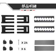 TOTOMOKA Rod Stand, Fishing Rod Stand, Rod Holder, Fishing Rod Holder, Rod Rack, Rod Holder With Casters, Assembly Required (For 16 Rods)