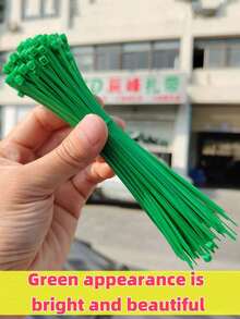 100pcs A Set Of,Gardening Strapping,Zip Ties, Plastic Winding, Plant-Fixing, Portable Gardening Cables, Gardening And Lawn Care