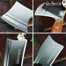 1 Piece Bone Knife, Heavy Butcher Axe, Machete, Stainless Steel Thickened Blade And Ergonomic Handle, China Kitchen Axe, Multifunctional Professional Knives For Home And Restaurant Use, Unique Gift For Men