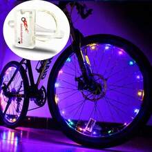 1pc Bicycle Spoke Light, Windmill Shape Night Cycling Lamp, Wheel Decoration Light For Night Riding