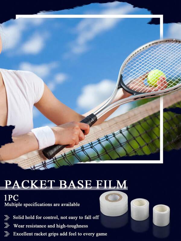 1 Stück transparenter Schläger Griffband, verschiedene Größen wählbar, Badminton/Tennis/Tischtennis Schläger Griffband, schweißabsorbierend rutschfester Griff, transparentes feuchtigkeitsableitendes Schläger Griffband