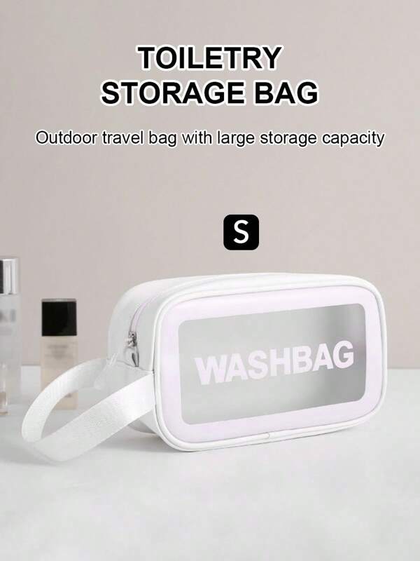 Organizator de machiaj impermeabil de mare capacitate pentru femei și bărbați, cu design transparent portabil și mânere duble - perfect pentru organizarea produselor de machiaj și igienă, geantă de machiaj, organizator de machiaj, geantă de igienă, organizator de machiaj de călătorie, geantă de baie, articole esențiale pentru întoarcerea la școală, articole esențiale pentru călătorie, geantă de plajă, articole esențiale pentru plajă, organizator de prosoape de plajă, accesorii de plajă, provizii de plajă, geantă de vacanță, articole esențiale pentru vacanța de vară și de sărbători