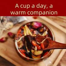 150g Mixed Tea, Cinnamon Red Dates And Goji Berry Tea, Brown Sugar Goji Berry And Date Tea, Suitable For Women; Menstruation; Stay Up Late, Iron Supplement; With Goji Berries, Longan, Red Dates, Ginger; Creative Holiday Gift Ideas; Send Health To Family Members - Apricot - View 6