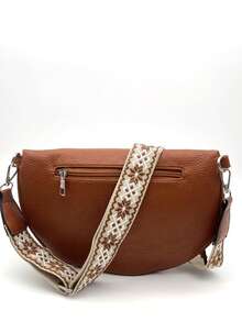 女士休闲腰包，复古 PU 腰包，多口袋旅行胸包，适合户外