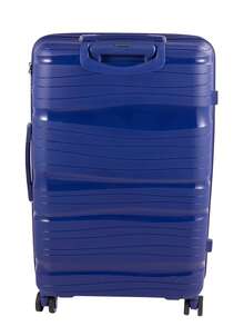 Living And Home 4-Piece (Lightweight PP) Lockable Suitcase Set – 14"/20"/24"/28" Expandable Luggage With Silent Wheels & TSA Lock – Nesting Design For Compact Storage - Navy Blue - View 5