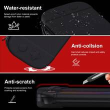 2 Game Console Carrying Case And Accessories Storage Bag - Black - View 5