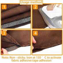 1 Rollo de cinta invisible sin coser | Adhesivo termofusible para vaqueros, pantalones, vestidos y cortinas | Cinta de tela lavable para reparación y dobladillo instantáneo de ropa | Opciones de 3 tamaños (1/2/3 cm x 64 m) | Esencial para alteraciones de moda y ropa DIY - Blanco - Ver 7