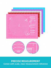 1pc Premium EVA Kneading Mat - Non-Stick, Easy To Clean Baking Mat, Dough Rolling Mat, Candy Mat, Pie Crust Mat, Oven Liner, 46.5x60cm And 30x40cm, Foldable Multi-Functional Kitchen Baking Tool - EVA Single Layer Dough Kneading Pad - View 4