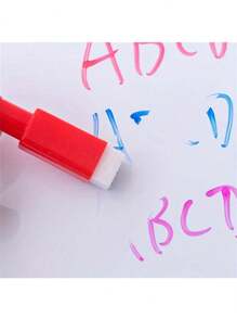 8/16-Color Bag Washable Color Core Black Core Whiteboard Pen With Brush Water-Based Erasable Pen,Back To School