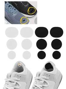 6pcs/Pack Self-Adhesive Athletic Shoe Repair Patches, Mesh Fabric Patch Kit For Sneaker Face & Lining Repair, Anti-Scratch Fix For Tear & Wear, Back To School Supplies,Shoe,Spring Summer Picks,Brides Maid Gifts,Room,Bedroom Decor,Beach,Travel,For Men,For Women,Vacation - Multicolor - View 2