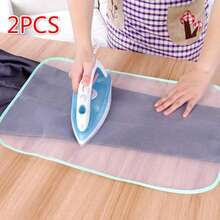 1/2 pieza de paño protector resistente al calor, para proteger la ropa de quemaduras por calor, tela resistente al calor, almohadilla de paño resistente al calor para planchar, malla resistente al calor para planchar, almohadilla para planchar, tabla de planchar, malla protectora, decoración del hogar, cocina, dormitorio, hogar, oficina, escuela, útiles escolares - Multicolor - Ver 1