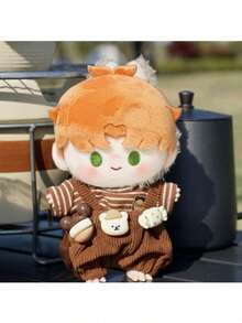 [Clothing Only] 17cm LABOBO Clothing Accessory Plush Doll Outfit, LABOBO Internet Celebrity Spring Casual Jumpsuit & Top Outfit For Labubu - Multicolor - View 3