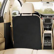 Car Seat Back Protector - Car Interior Kick Pad To Prevent Abrasion, Dirt, Dirt & Stains, Easy To Clean, Black, Car Seat Protection |Car Protective Equipment | Seat Cover, Rear Seat Cover