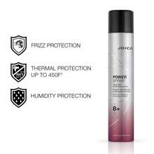 Joico Power Spray Fast-Dry Finishing Spray | For Most Hair Types | Protect Against Heat &Amp; Humidity | Protect Against Pollution &Amp; Harmful UV | Paraben &Amp; Sulfate Free | 72 Hour Hold