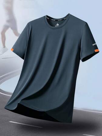 运动户外T恤 男士户外服饰 春夏装 运动上衣 短袖 日常休闲 跑步健身 舒适宽松 网球高尔夫 曲棍球 马术