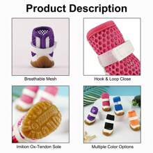 New Pet Shoes Summer Mesh Shoes Hollow Puppy Teddy Dog ​​Shoes