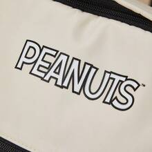 Miniso Ba lô Snoopy màu trắng ngà, kiểu dáng tối giản và thời trang, dung tích lớn, dây đeo có đệm điều chỉnh được, hoàn hảo cho trường học và sử dụng hàng ngày, món quà sinh nhật lý tưởng, chất liệu polyester (1 chiếc) - Màu be - Xem 9