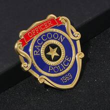 1 件 Biohazard 浣熊市复古青铜金属徽章、里昂市地图警察局侦探胸针徽章、STARS 角色扮演玩具模型礼物粉丝收藏背包配件学校 - 彩色 - 查看 7