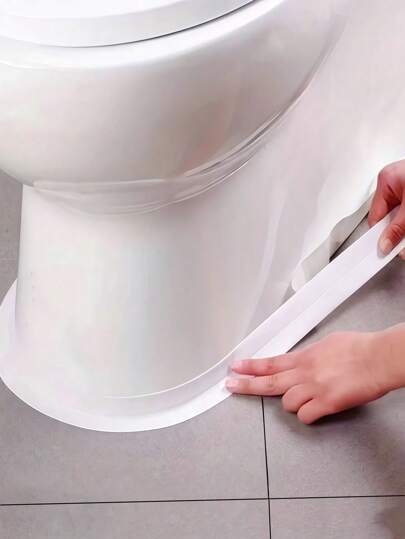 1 rolo de fita de vedação à prova d'água, tira selante autoadesiva de PVC, tira de vedação à prova de mofo para pia de cozinha e banheiro, adesivo de vinil para decoração de casa, decorações de festa, presentes de aniversário e formatura, decoração de parede, adesivos de decoração de quarto