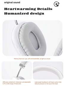Wireless Bluetooth Headset Outdoor Sports Gaming Wireless Headphones With Mic Noise-Proof Bluetooth Earphones For Home Office Cellphone PC For Phone / Computer / Tablet