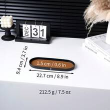 Bandeja ovalada de metal estilo nórdico con acentos - Organizador versátil de uso múltiple para joyas, fragancias, gafas y llaves | Solución de almacenamiento decorativa elegante para el hogar, hotel, cafetería y eventos (sala de estar, baño, dormitorio, entrada) para mujeres Organizador de almacenamiento Esenciales de viaje Regalo de regreso a la escuela - Multicolor - Ver 18
