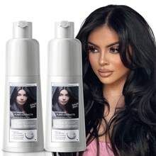 Black Hair Dye Shampoo 3 In 1 For Men And Women - Permanent Color For Gray Coverage And Beard, Herbal Essence Natural Plant Instant Coloring Shampoo (Brown Black) - Three Popular Hair Colors - View 15