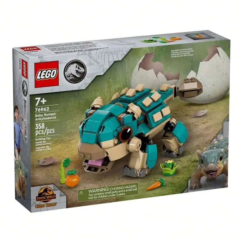 LEGO Juego de bloques de construcción con forma de dinosaurio, adecuado como regalo para niños - 76962 - Ver 1