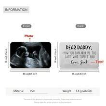 1pc Personalized Father's Day Card, Custom Gift For Dad, Personalized Father's Day Gifts, Father's Day Present, Dad Gifts, Custom One-Side/Duble-Side Card - Multicolor - View 6