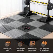 DDCAQIOUA 20/40/60 件地垫，家居装饰垫，EVA 互锁健身垫，柔软，防滑，防水，非常适合家庭和健身房