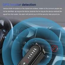 Hidden Camera Detector - 2025 Camera Detector, Hidden Device GPS Detector, Insect Detector, Suitable For Hotels, Travel, Offices, 5-Level Sensitivity (Black)