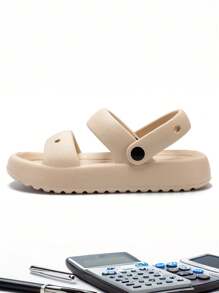 1 Pair Summer Outdoor Fashionable Soft-Sole Minimalist Flip-Flops
