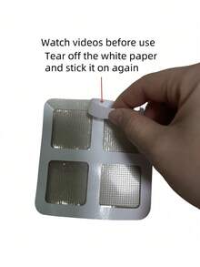 10/30/50 piezas Parche de drenaje de piso, filtro de cabello de baño, barrera de cabello, filtro de alcantarilla de inodoro, pantalla antibloqueo autoadhesiva para reparación de ventanas