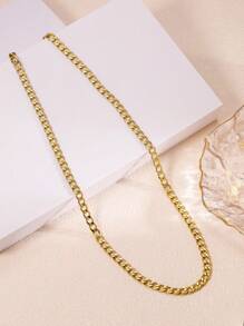 Men Minimalist Chain Necklace, For Jewelry Gift And Party