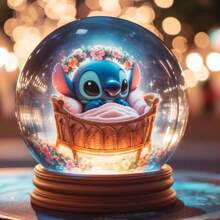 Disney Stitch DIY 5D DIY Disney Cartoon Diamond Art Painting Set Kit Anime Characters Full Diamond Embroidery Mosaic Rhinestone Painting Art Crafts Home Wall Decoration Gift