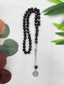 45 Stücke/10 cm Muslimische Gebetsperlen Tasbih Rosenkranz Armband, Harz Einzelstrang
