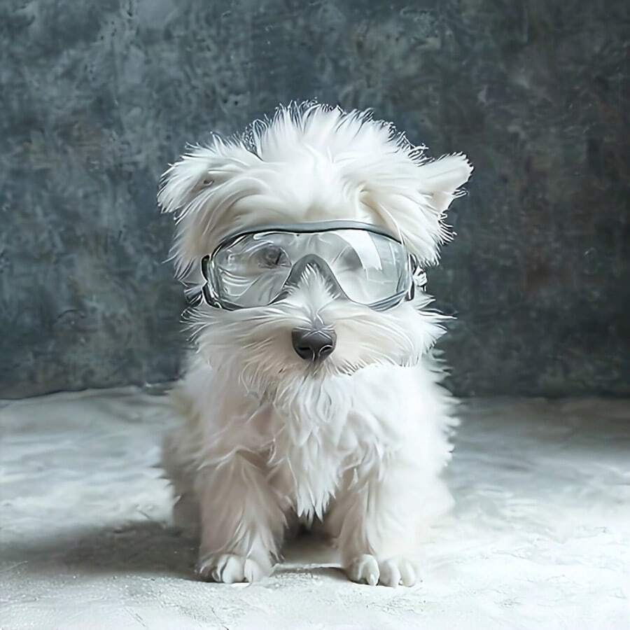 1 Stück minimalistische Haustierbrille, geeignet für den täglichen Außeneinsatz